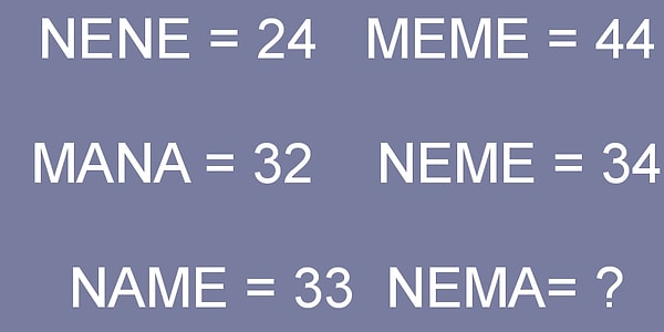 4. Какая цифра должна быть на месте вопроса?
