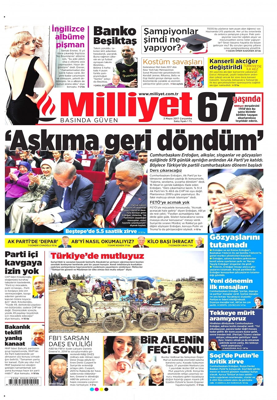 Hangi Gazete, Nasıl Manşet Attı? 'Partili Cumhurbaşkanı' İlk Sayfalarda