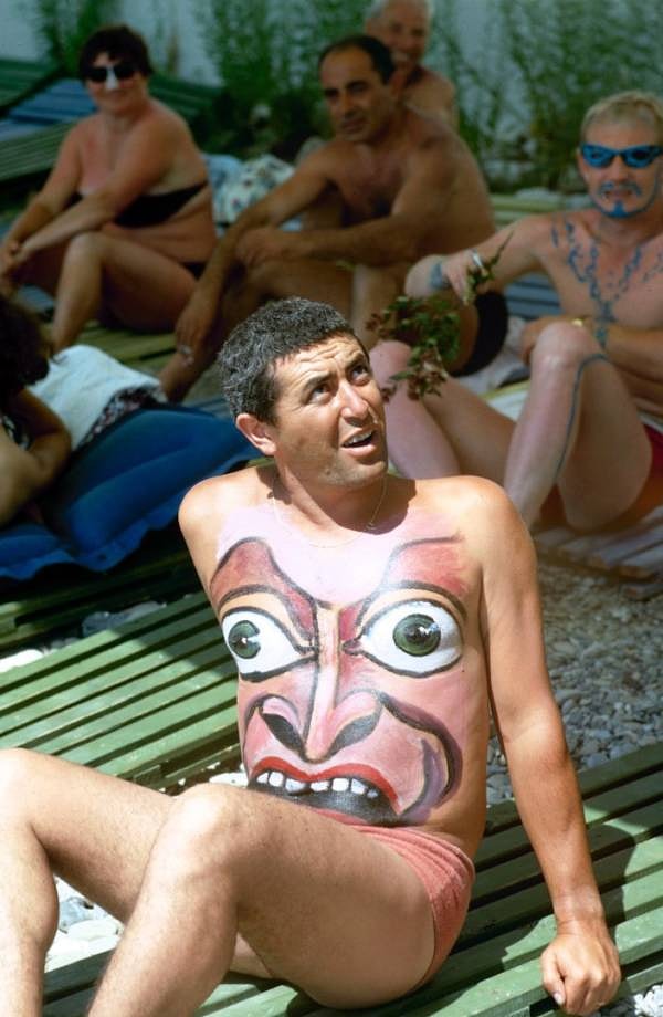 3. Мужчина на празднике Нептуна на Черном море