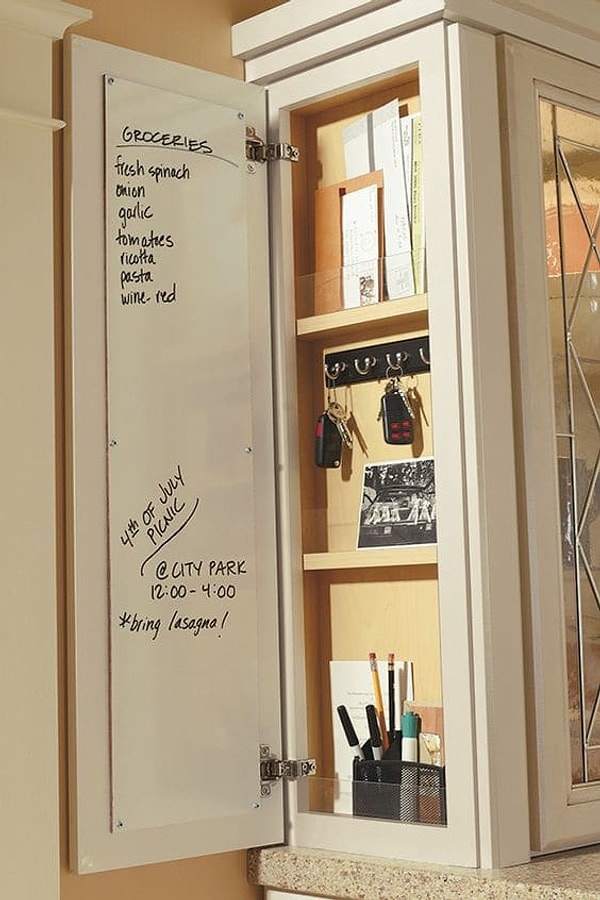 Как исправить: Поместите все эти вещи туда, где они будут легко доступны, но где их быстро можно убрать из поля зрения