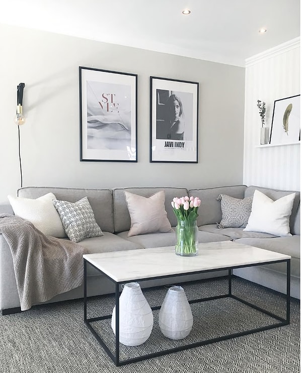 Как исправить: Подбирайте картины пропорционально комнате и мебели в ней