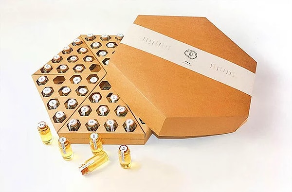 3. Упаковка для меда, которую еще и можно использовать для игры в китайские шашки. Дизайн — Funny Honey