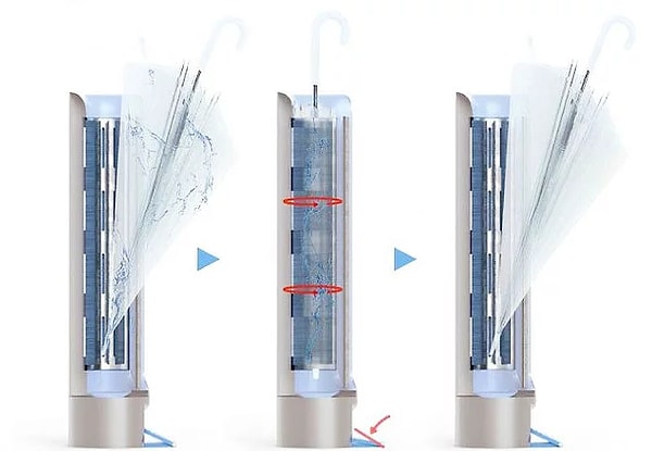14. Сушилка для зонтика на автобусной остановке. Дизайн — National Taipei University of Technology