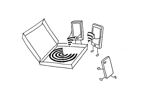 3. Пицца со вкусом Wi-Fi