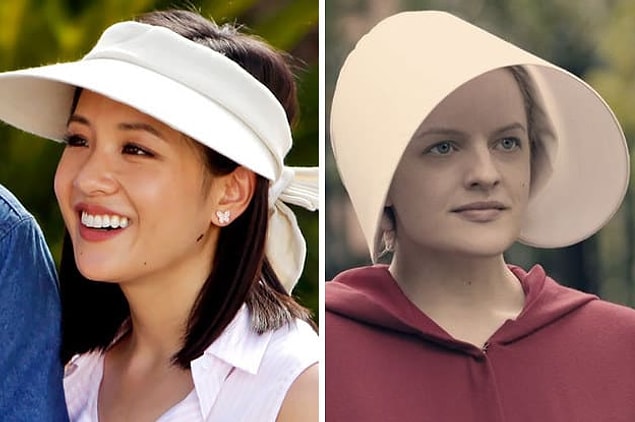 12. Constance Wu and Elisabeth Moss