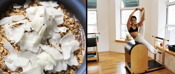 7. Блюдо из асаи с гранола и кокосом