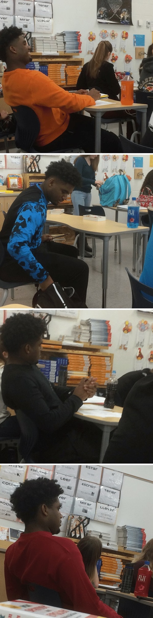 12. Этот парень каждый день сочетает свою одежду с напитком