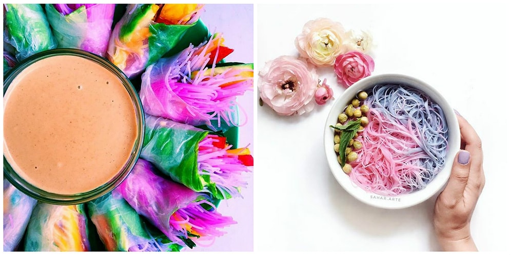 Самый полезный тренд в еде на сегодняшний день: цветная лапша Единорога!