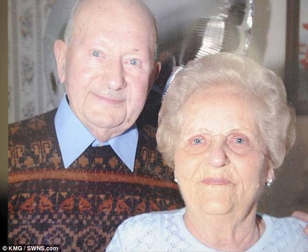 The couple, from Gravesend in Kent, fell in love when they were teenagers and were married for nearly eight decades.