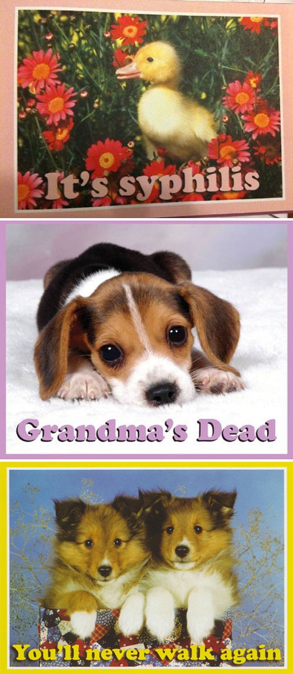 9. "Сегодня у нас была лекция в медицинском, где профессор учил нас, как сообщать плохие новости пациентам. Вот какую он сделал презентацию"