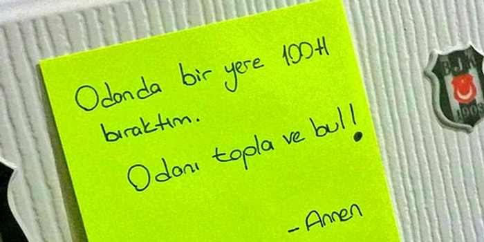 Annelerin Biricik Evlatlarına Bıraktığı Biraz Tatlı Biraz Sert Gülümseten Notlar