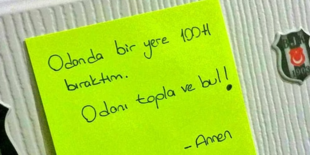 Annelerin Biricik Evlatlarına Bıraktığı Biraz Tatlı Biraz Sert Gülümseten Notlar