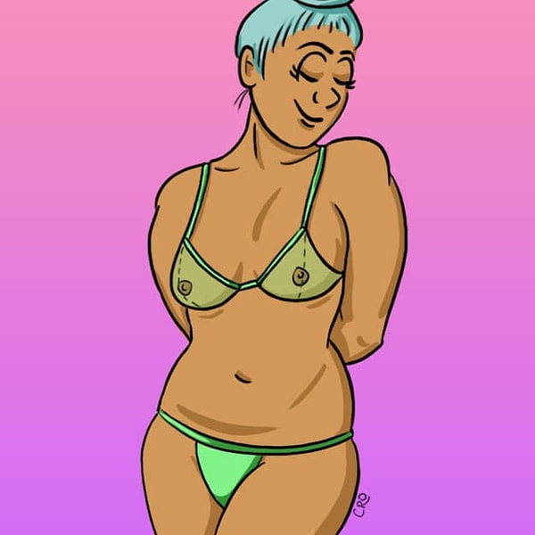 4. Прозрачный и сексуальный, но совершенно непрактичный бюстгальтер