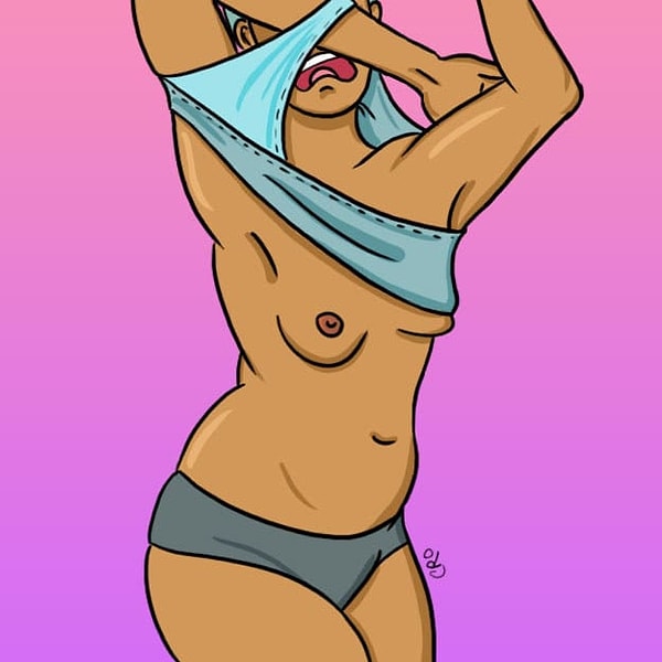 5. Спортивный бюстгальтер "Это ловушка"