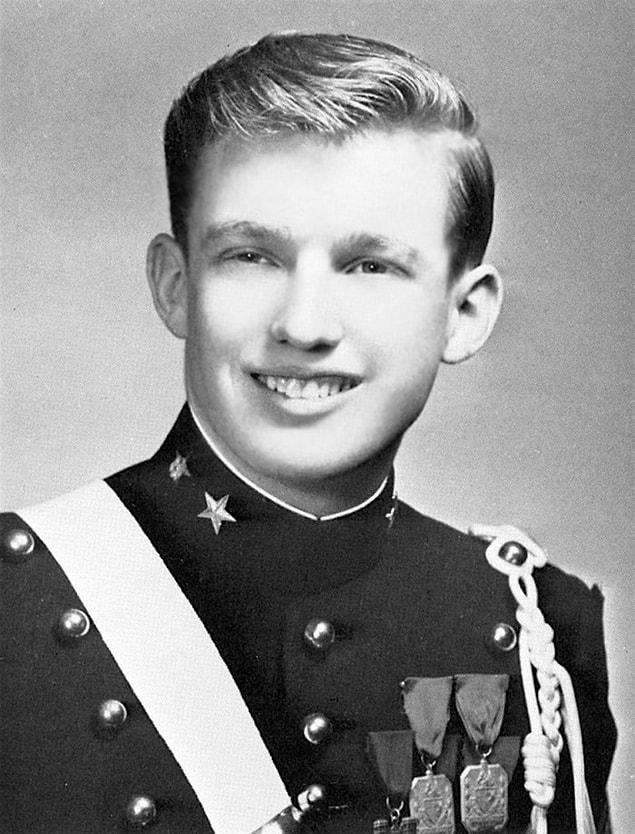 19. Young Donald Trump In New York’s Military Academy