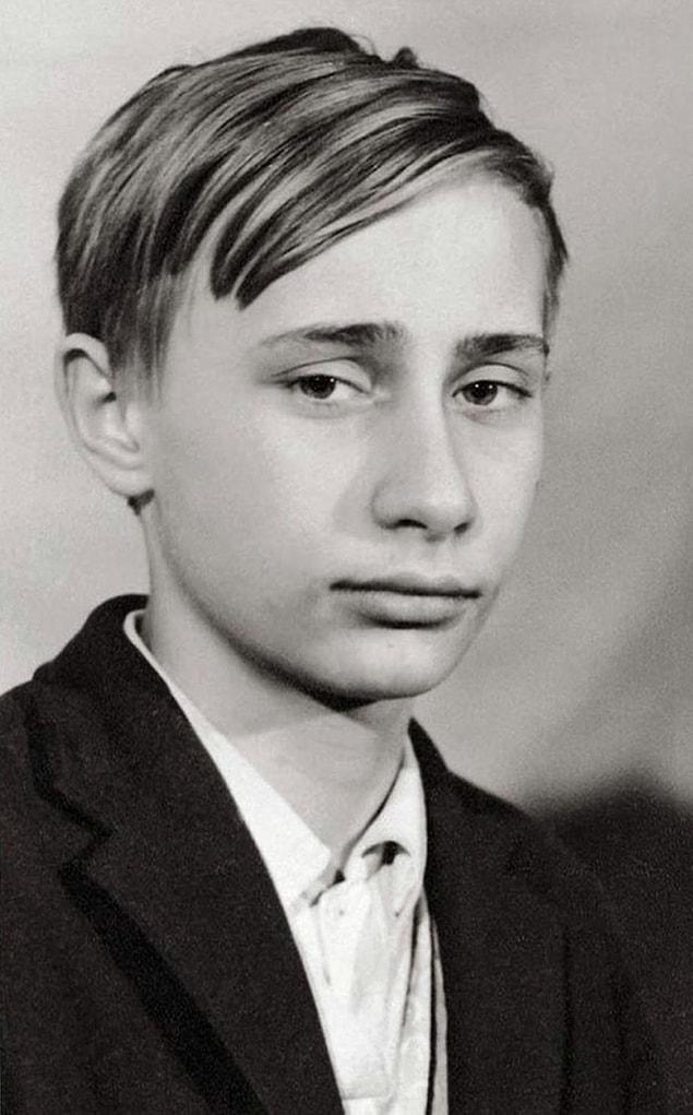 23. Vladimir Putin As A Young Teenager, 1966
