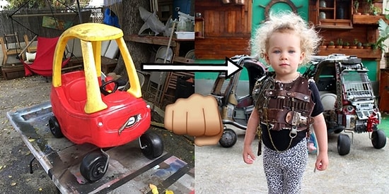 Çocuğunun Oyuncak Arabalarını Belalı 'Mad Max' Taşıtlarına Dönüştüren Havalı Baba