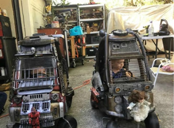 2. Детские авто "Безумный макс"