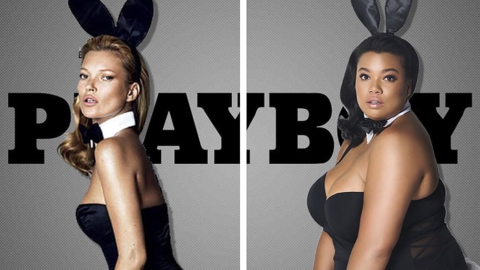 Yürek Hoplatan Playboy Güzellerinin Pozlarını Kilolu Kadınlar Taklit Ederse