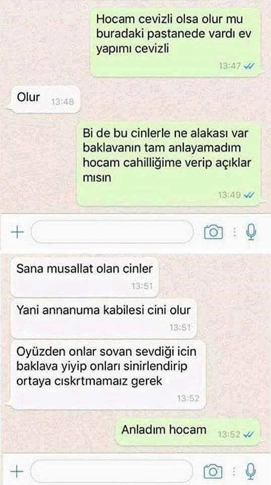 Cevizli olursa olur mu?