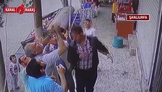 Balkondan Düşen Çocuğu Havada Yakalayan Esnaf