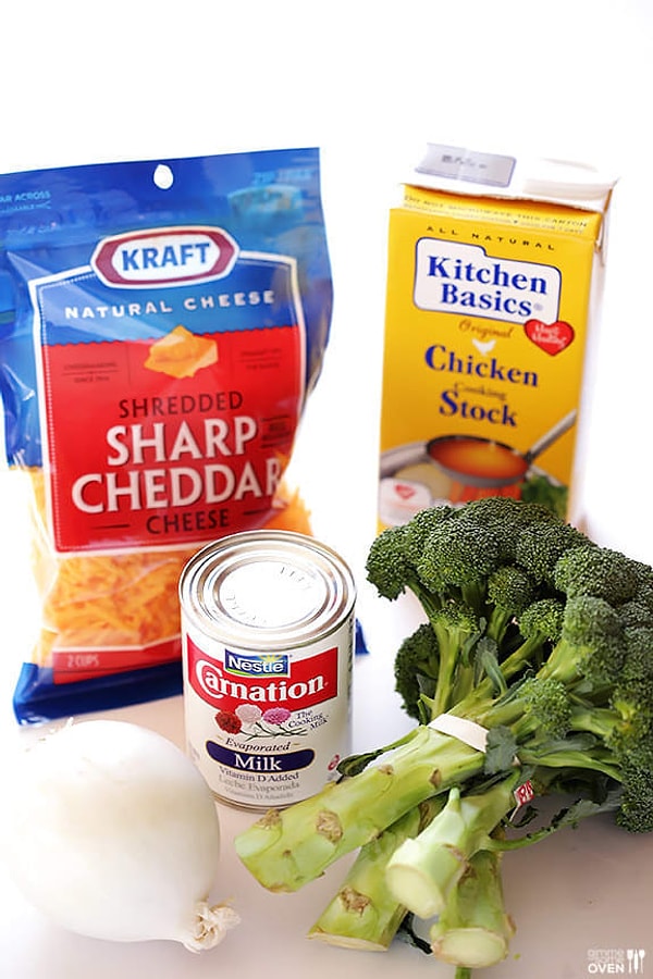 2. Сырный суп с брокколи