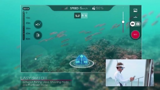 Sonunda Bu da Oldu! Su Altı Drone'u Oltayı Balığın Ağzına Kadar Götürüp Yakalanmasını Sağlayacak!