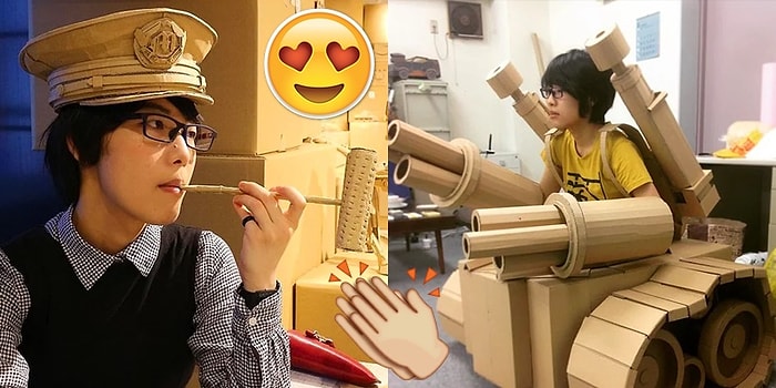 Boş Karton Kutularla Heykellere Bambaşka Bir Anlam Kazandıran Japon Sanatçıdan 26 Eser