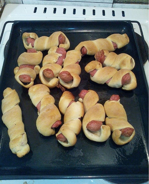 2. Сосиски в тесте