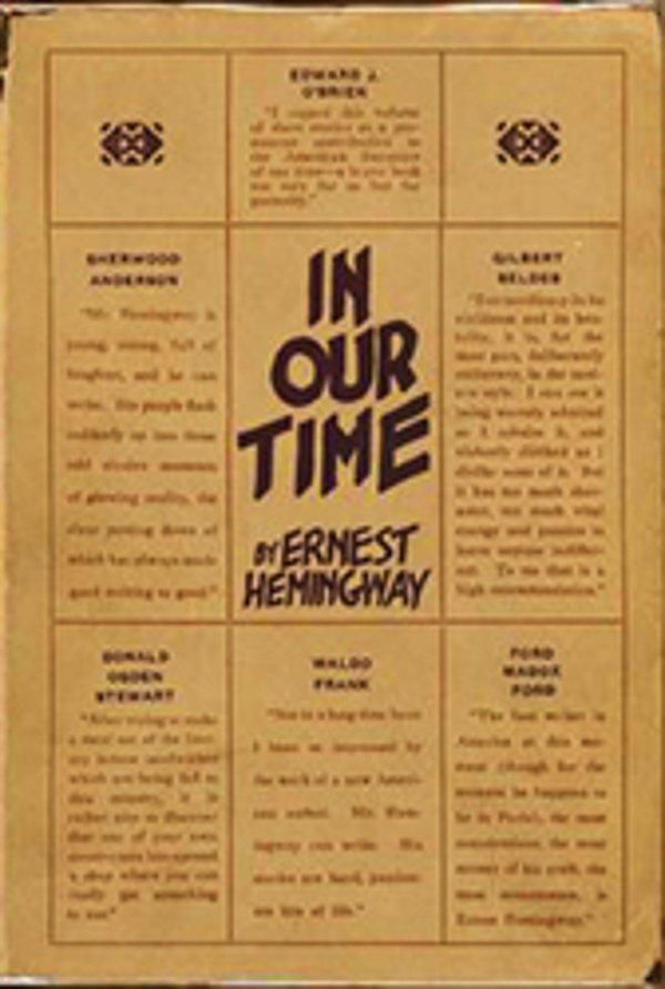 10. Ernest Hemingway, “Zamanımızda”
