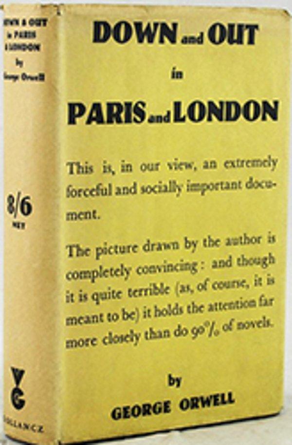 11. George Orwell, “Paris ve Londra’da Beş Parasız”