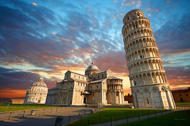 14. İtalya: Pisa Kulesi
