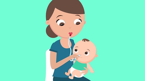 8. Отсасывать ребенку сопли - это нормально. Для этого даже существуют соплеотсосы, погуглите.