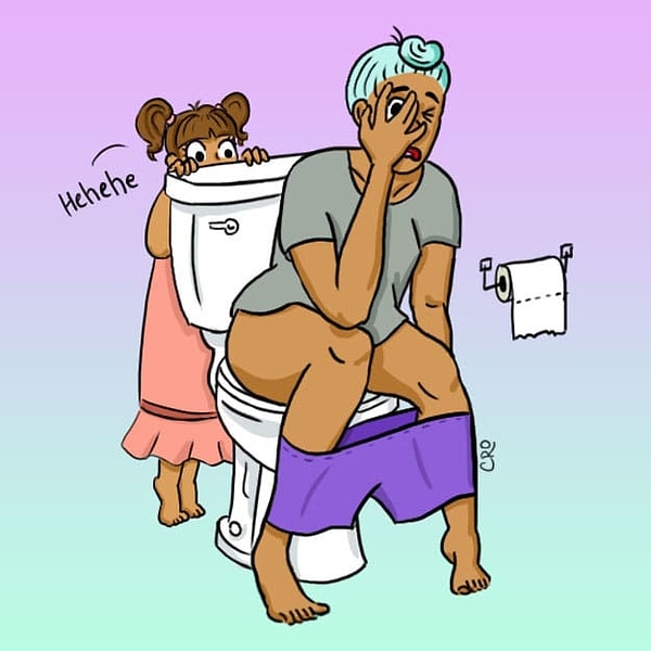 14. Кстати, посещение туалета в одиночестве - это тоже роскошь.