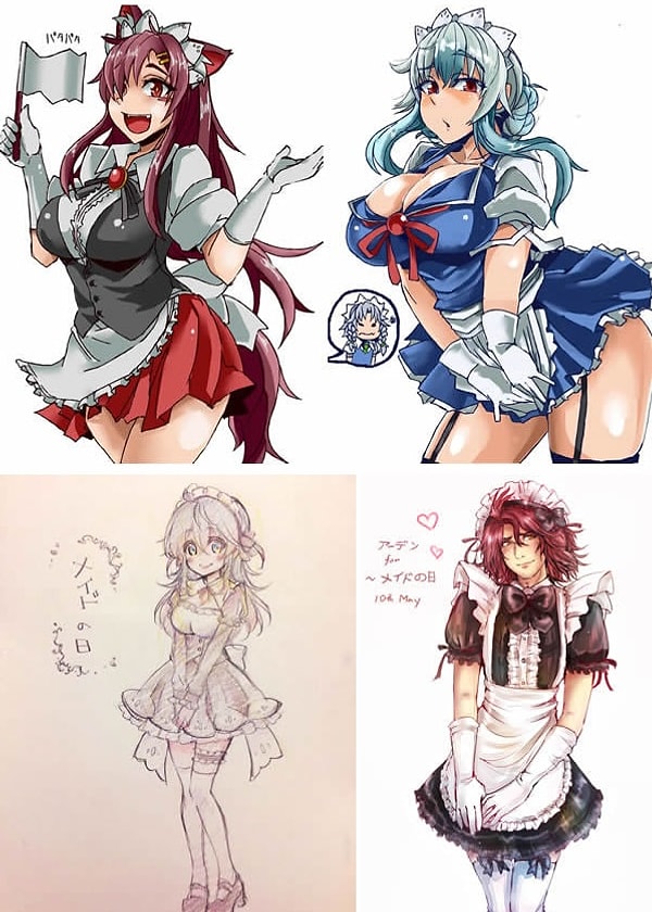 8. Талантливые иллюстраторы тоже вносят свою лепту в празднование Дня горничных