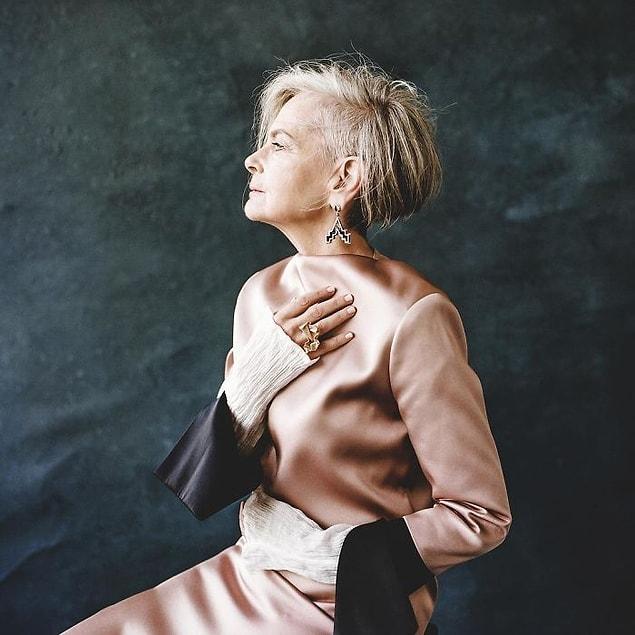 At 63-years-old, Lyn Slater is not exactly a typical haute couture model...
