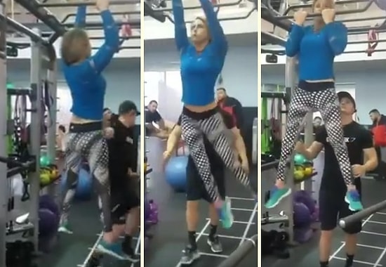 Yürüme Engeli Olmasına Rağmen İstediği Şey İçin Çabalayan Kadının Takdir Edilesi Azmi!