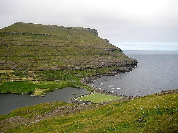 13. Faroe Adaları'ndaki A Molini sahası
