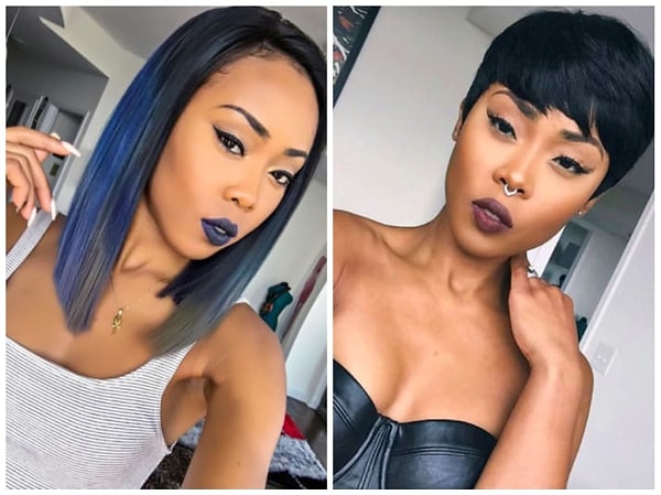 5. Челка подойдет как длинным, так и коротким волосам