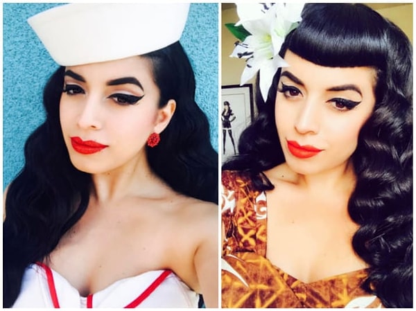 10. Но не будем забывать и о красотках, предпочитающих стиль ретро. Им тоже идут челки