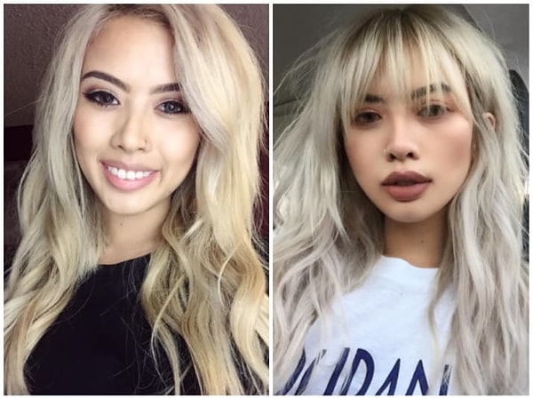 11. Филированная челка делает образ этой юной леди еще больше нежным