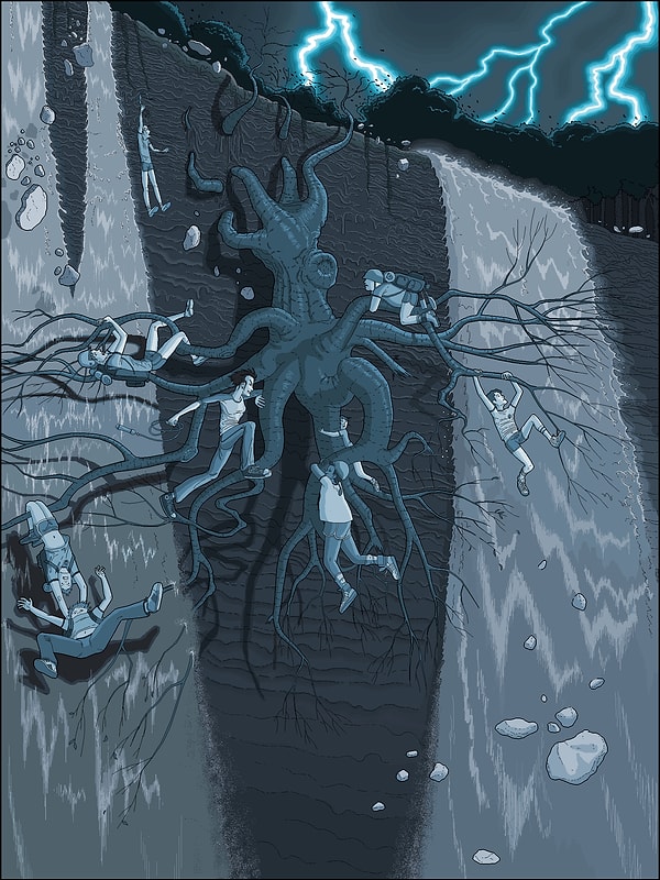 4. Конечно же, это необычный лагерь — "он наполнен призраками..."