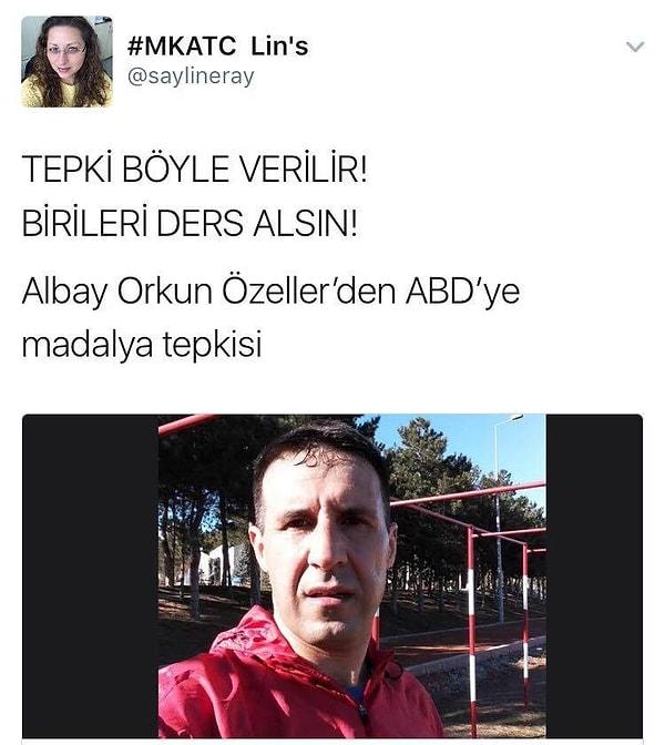Albay Orkun Özeller'e sosya medyadan da büyük destek var.
