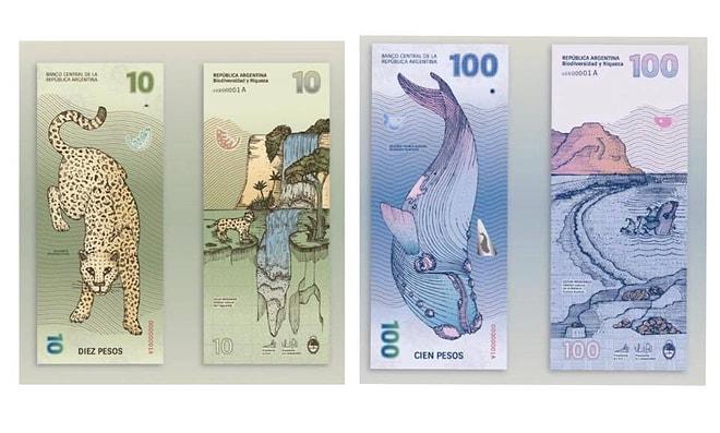 Arjantin'in Doğal Yaşamdan Esinlenerek Tasarlanan, Harcamalara Kıyamayacağınız Yeni Banknotları