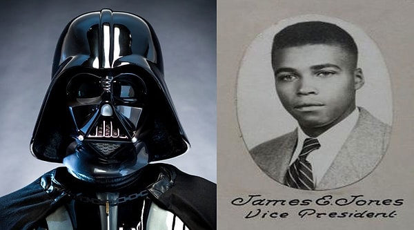 11. James Earl Jones  (Darth Vader seslendiren)