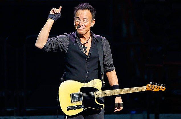 5. Bruce Springsteen abayı yakmış.