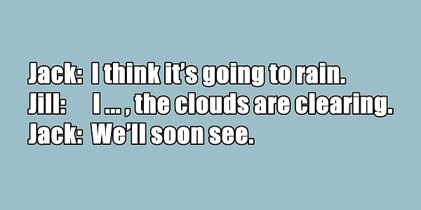 4. На подходе диалог: