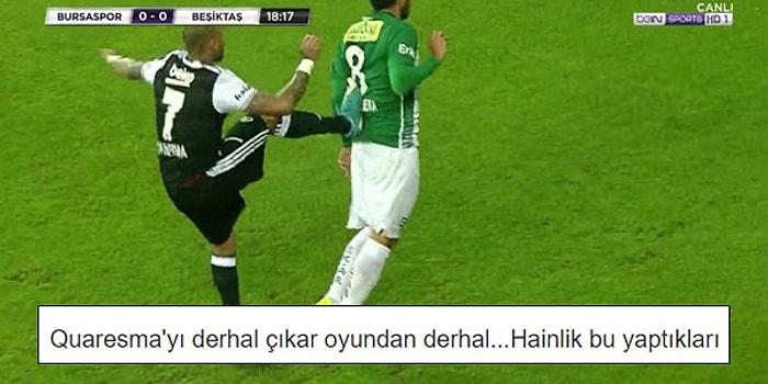 Quaresma Maça Damga Vurdu: 18 Yorum ile Bursaspor - Beşiktaş Maçının Sosyal Medya Özeti