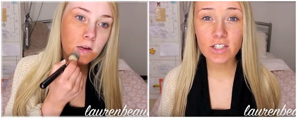 5. Нанесение абсолютно неподходящего цвета тонального крема. Это чтобы казаться более загоревшей. Или бледнее, если надо