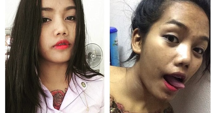 Студентка из Таиланда осталась с ужасными шрамами на груди после удаления тату